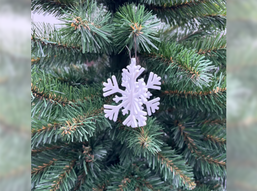 3D Snowflake Ornament (5 Pack)