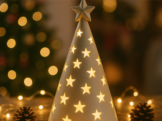 Christmas Tree Tealight Decor